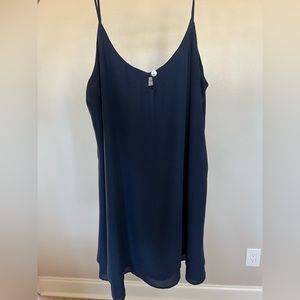 Navy mini dress